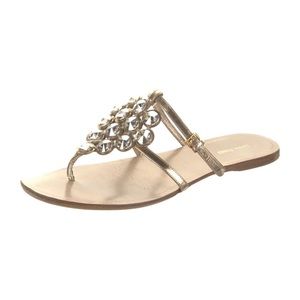 Miu Miu Leather Printed Slides